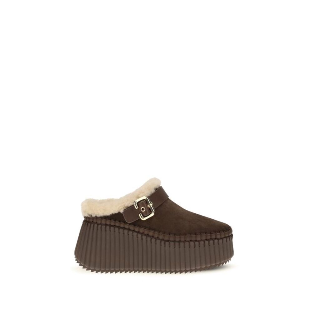 Chloé Women Nama Wedge Mules